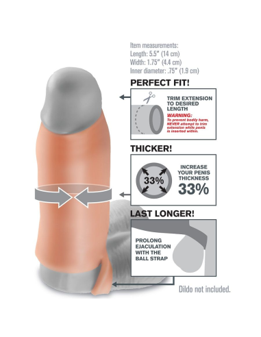 FANTASY X-TENSIONS - Extensión de Pene Real Feel para Mayor Placer y Confianza