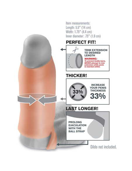 FANTASY X-TENSIONS - Extensión de Pene Real Feel para Mayor Placer y Confianza