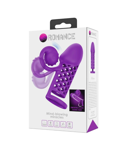 ROMANCE - Manga Extendida Morada con Vibraciones para Placer y Estimulación
