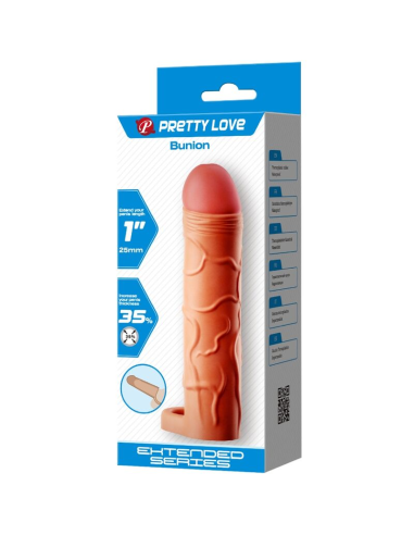 Pretty Love Bunion: Funda de pene extensora natural para mayor placer y tamaño