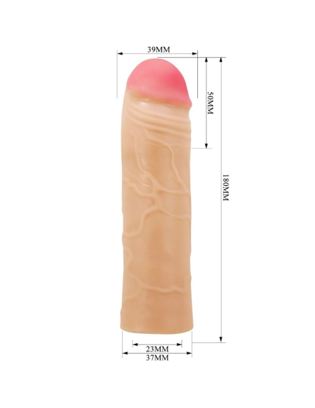 PRETTY LOVE - CHANE Funda De Pene Extensora Natural | SexPlace.MX
