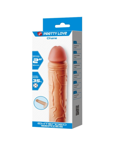 PRETTY LOVE - CHANE Funda De Pene Extensora Natural | SexPlace.MX