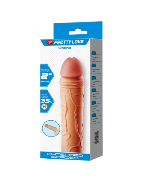 PRETTY LOVE - CHANE Funda De Pene Extensora Natural | SexPlace.MX