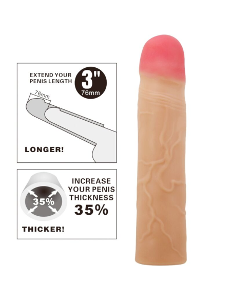 PRETTY LOVE - KYLIAN Funda De Pene Extensora Natural | SexPlace.MX