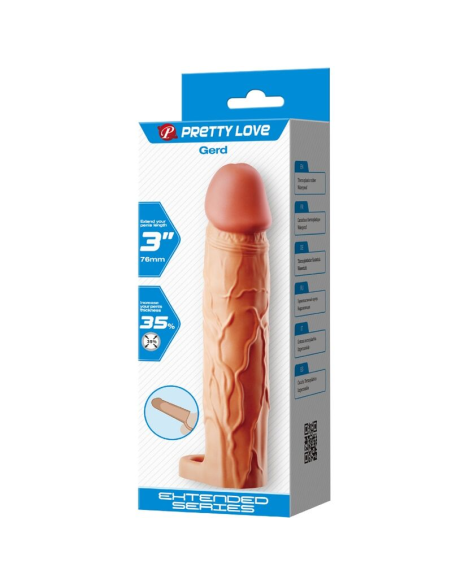 PRETTY LOVE - GERD Funda De Pene Extensora Natural | SexPlace.MX