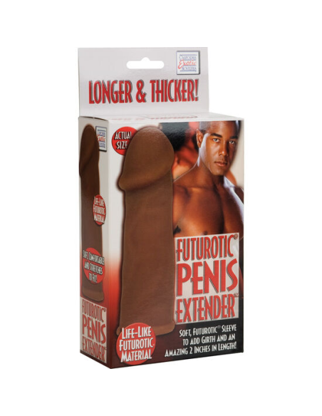 CALEXOTICS - FUTUROTIC Funda Extension Pene Marron | SexPlace.MX