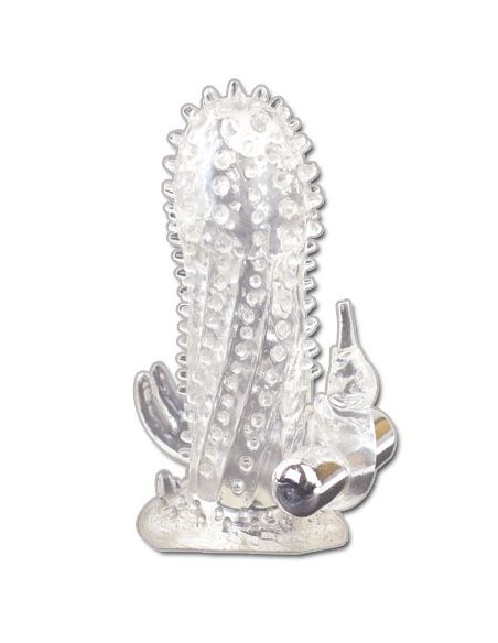 BAILE - Brave Man: Extensión de Pene Vibrador Rabbit para Placer Doble