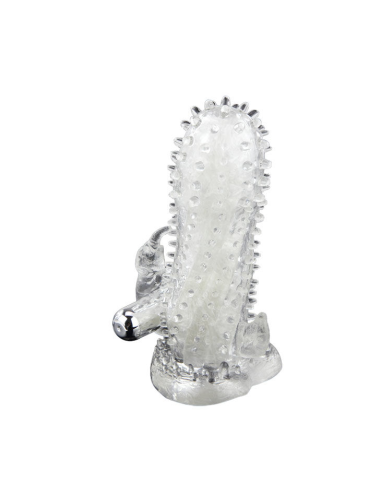 BAILE - Brave Man: Extensión de Pene Vibrador Rabbit para Placer Doble