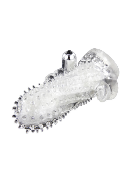 BAILE - Brave Man: Extensión de Pene Vibrador Rabbit para Placer Doble