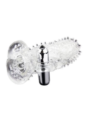 BAILE - Brave Man: Extensión de Pene Vibrador Rabbit para Placer Doble