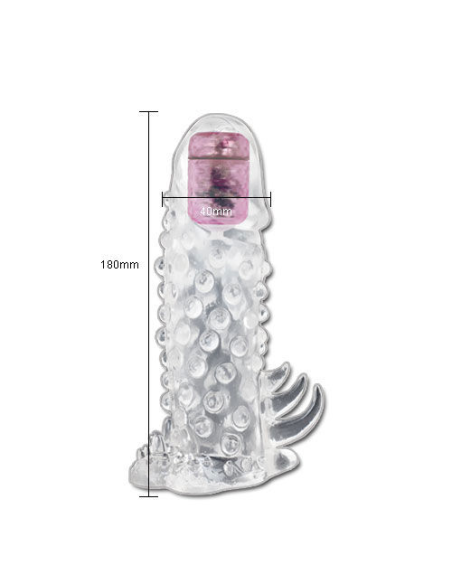 BAILE - BRAVE III MAN SENSOR EXTENSION: Funda Vibratoria para Mayor Placer y Confianza en el Dormitorio