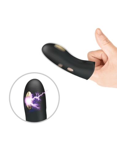 PRETTY LOVE - MARICO Funda Dedo Electro-estimulador Negro| SexPlace.MX