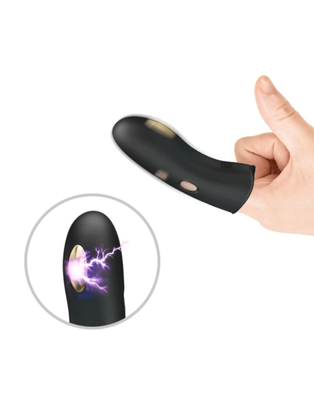 PRETTY LOVE - MARICO Funda Dedo Electro-estimulador Negro| SexPlace.MX