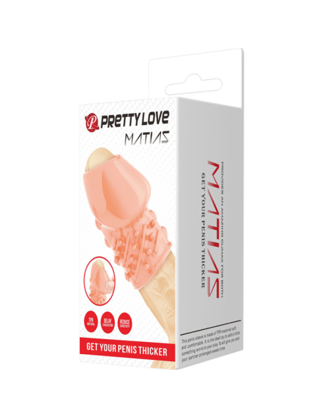 Pretty Love Matias - Engrosador Pene Natural para Mayor Potencia y Satisfacción