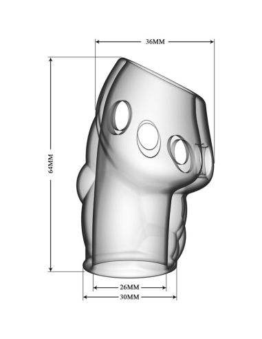 Pretty Love Oscar - Engrosador de Pene Transparente | Mejora tu Rendimiento Sexual
