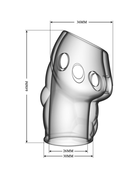 Pretty Love Oscar - Engrosador de Pene Transparente | Mejora tu Rendimiento Sexual