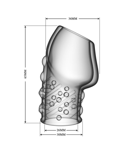 PRETTY LOVE - MATIAS Engrosador Pene Transparente