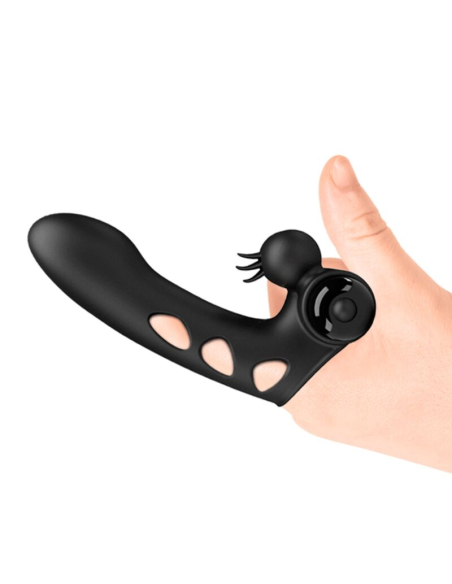 PRETTY LOVE - ORLANDO Funda De Dedo Vibrador Negro | SexPlace.MX