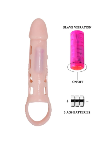 PRETTY LOVE - HARRISON Funda Extensora Pene Con Vibracion| SexPlace.MX