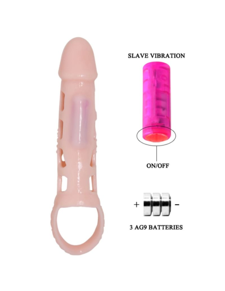 PRETTY LOVE - HARRISON Funda Extensora Pene Con Vibracion| SexPlace.MX