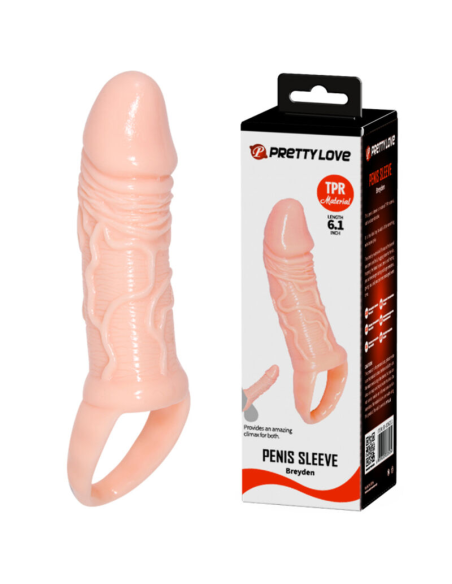 PRETTY LOVE - BREYDEN Funda Pene Natural | SexPlace.MX
