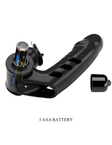 PRETTY LOVE - CORBIN Funda Dedo Vibrador Negro | SexPlace.MX