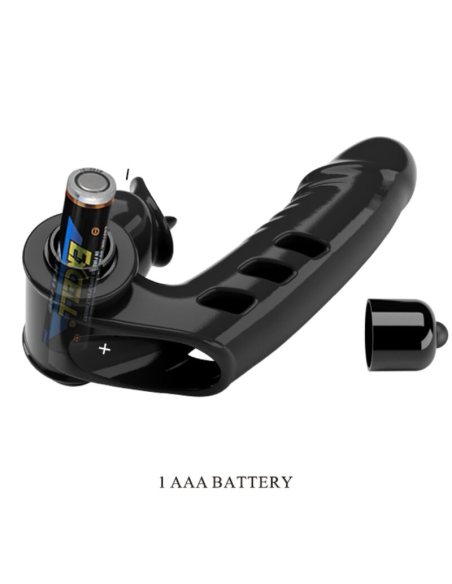 PRETTY LOVE - CORBIN Funda Dedo Vibrador Negro | SexPlace.MX