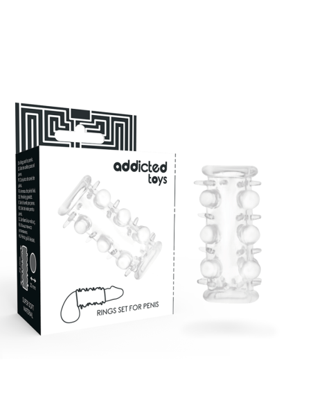 ADDICTED TOYS - Funda Pene Transparente | SexPlace.MX