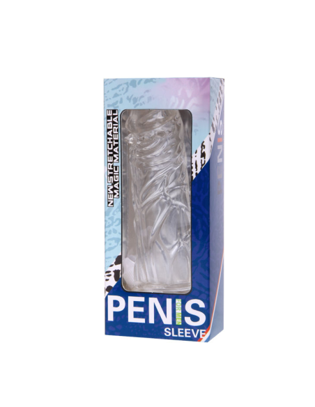 BAILE - Funda Transparente para el Pene en Silicona 13 cm | Aumenta Placer y Sensaciones Eróticas