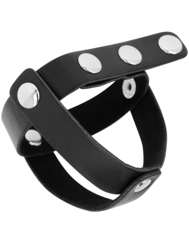 OHMAMA FETISH - Funda de Cuero de Castidad para Testículos | Placer y Estilo