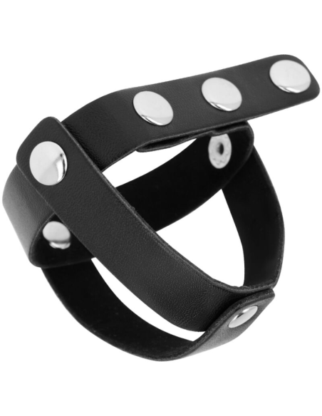 OHMAMA FETISH - Funda de Cuero de Castidad para Testículos | Placer y Estilo