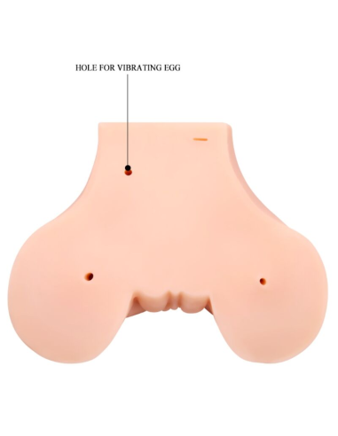 CRAZY BULL - Vagina y Ano Realistas con Vibración | Máximo Placer Masculino