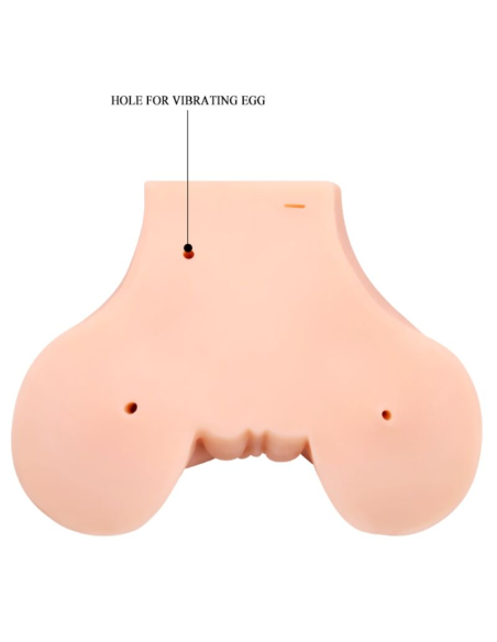CRAZY BULL - Vagina y Ano Realistas con Vibración | Máximo Placer Masculino