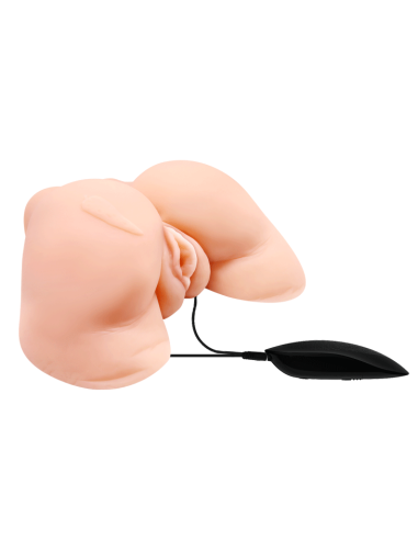 CRAZY BULL - Vagina y Ano Realistas con Vibración | Máximo Placer Masculino