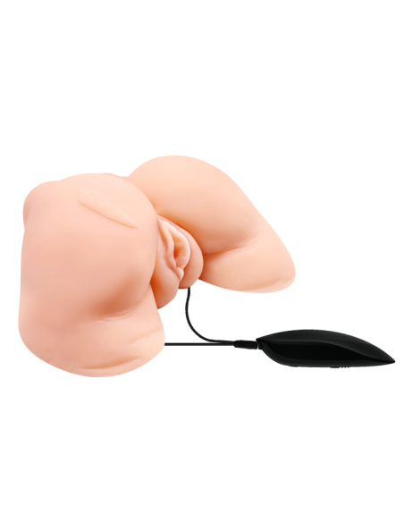 CRAZY BULL - Vagina y Ano Realistas con Vibración | Máximo Placer Masculino