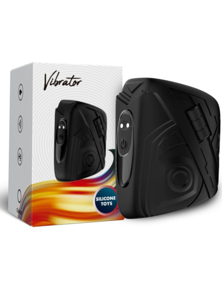 ARMONY - Anillo Vibrador y Masturbador Negro | Placer de Alta Calidad y 9 Modos de Vibración