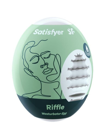 SATISFYER - RIFFLE Huevo Masturbador | SexPlace.MX