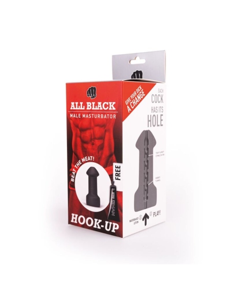 ALL BLACK - MASTURBADOR HOOK-UP: Disfruta el Placer con Estilo y Comfort