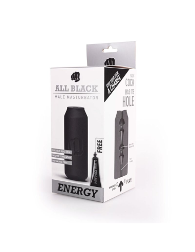 ALL BLACK - MASTURBADOR ENERGY: Placer Premium para Moments Intimos