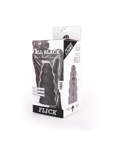 ALL BLACK - MASTURBADOR FLICK: Siente el Placer con Estilo y Comfort en Casa