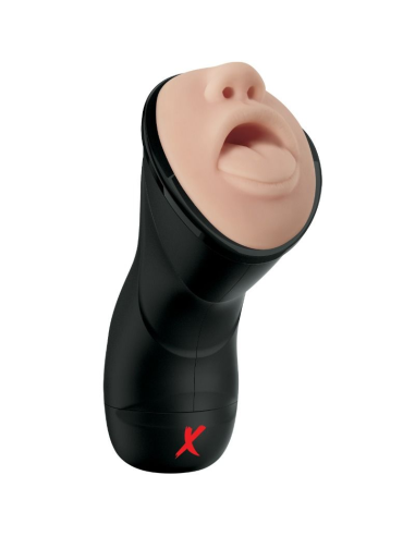 PDX ELITE Stroker Realístico Garganta Profunda con Vibración - Placer Intenso y Diseño Único