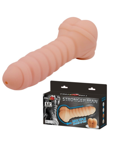 CRAZY BULL - PENE MULTIFUNCIONAL 21.8 CM | Vibraciones Intensas y Placer Versátil para Hombre