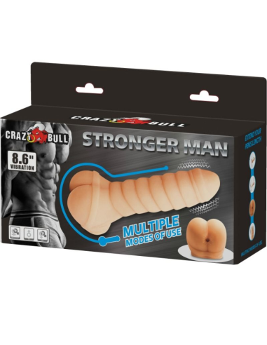 CRAZY BULL - PENE MULTIFUNCIONAL 21.8 CM | Vibraciones Intensas y Placer Versátil para Hombre