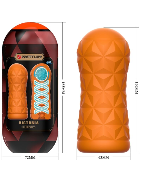 PRETTY LOVE - Masturbador Victoria Cheney Naranja | SexPlace.MX