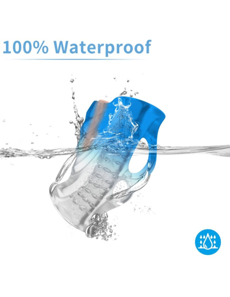 Masturbador Dedal & Vibrador Azul Degradado ARMONY - Placer Intensivo y Diseño 100% Sumergible