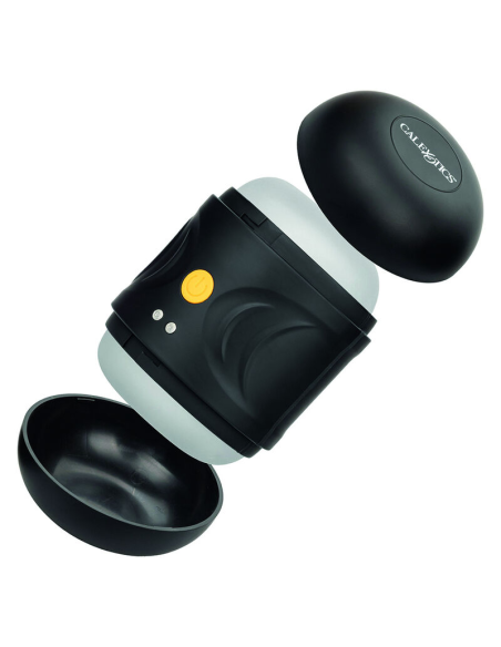 CalExotics Boundless - Masturbador Doble Motor Vibratorio | 10 Funciones de Placer y Diseño Impermeable