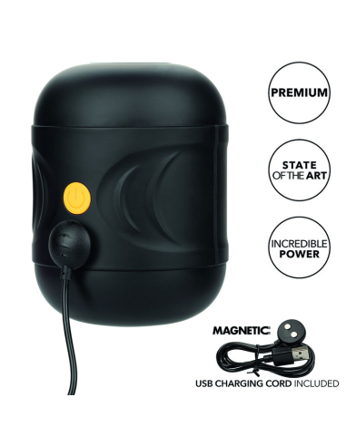 CalExotics Boundless - Masturbador Doble Motor Vibratorio | 10 Funciones de Placer y Diseño Impermeable