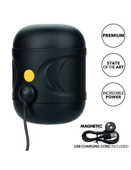 CalExotics Boundless - Masturbador Doble Motor Vibratorio | 10 Funciones de Placer y Diseño Impermeable