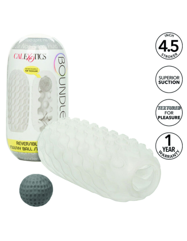 Boundless Stroker Blando Reversible Gris - Placer Personalizado y Sensaciones Únicas | CalExotics