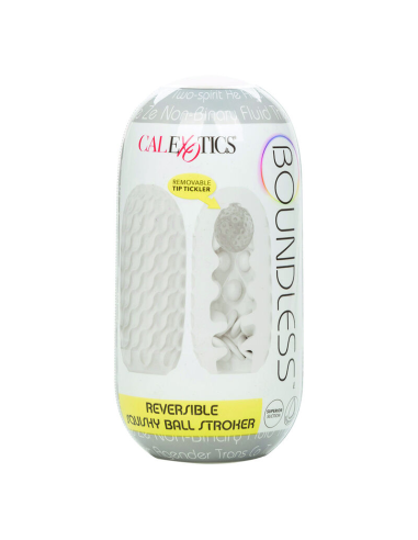 Boundless Stroker Blando Reversible Gris - Placer Personalizado y Sensaciones Únicas | CalExotics